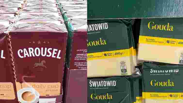 Львівські митники виявили контрабанду кави та сиру Львівські митники виявили контрабанду кави та сиру