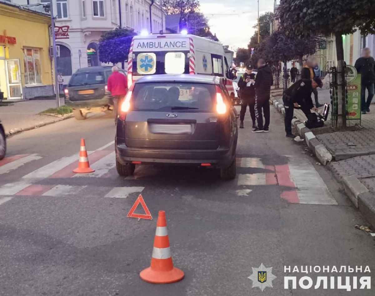 44-річний водій Ford Focus на пішохідному переході в Стрию збив двох дітей