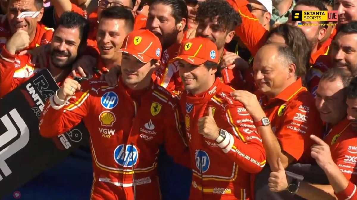 Формула-1: Ferrari оформив сенсаційний дубль на Гран-прі США