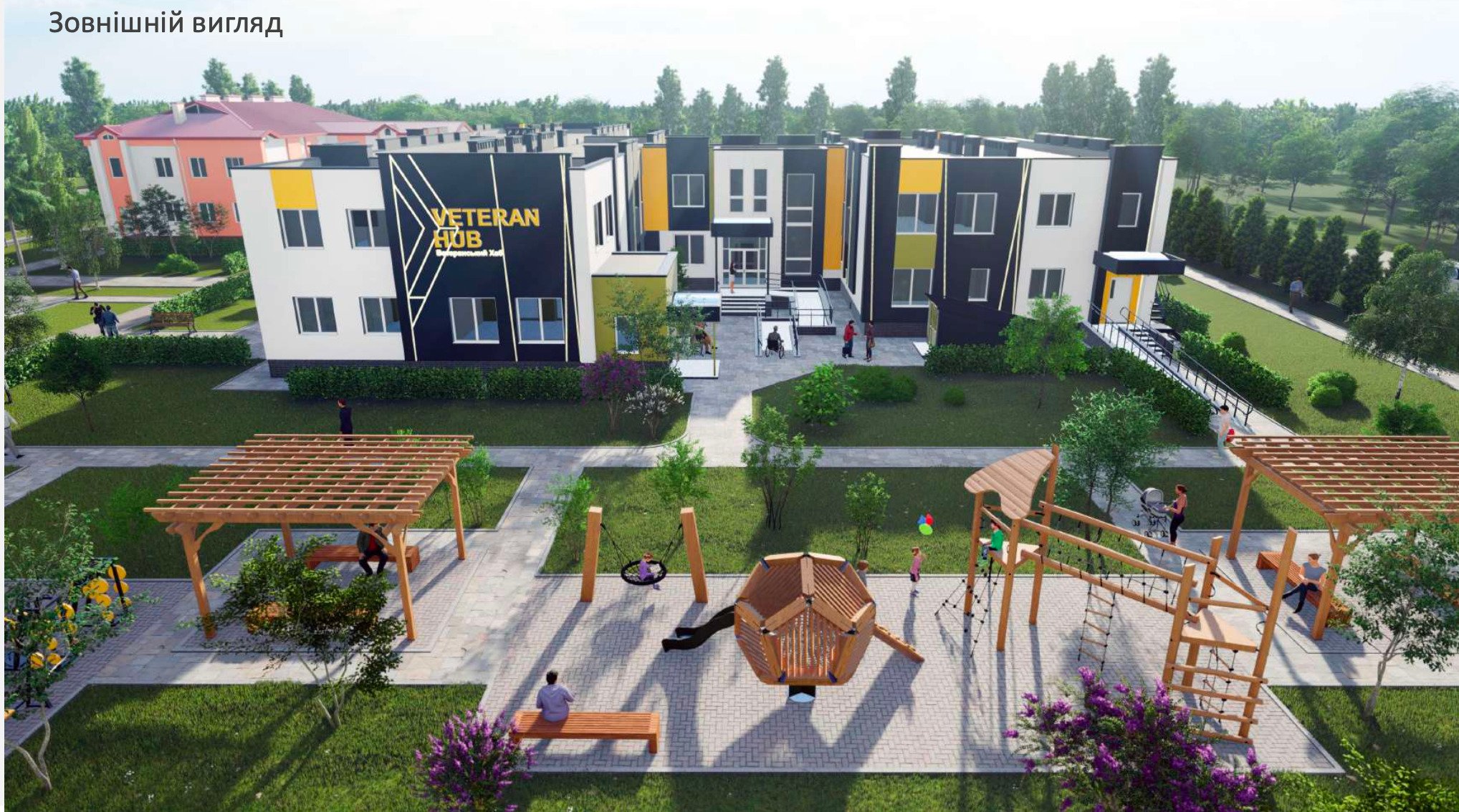 Проєкт реконструкції будівлі на вулиці Сергія Климчука (фото Луцької міськради)