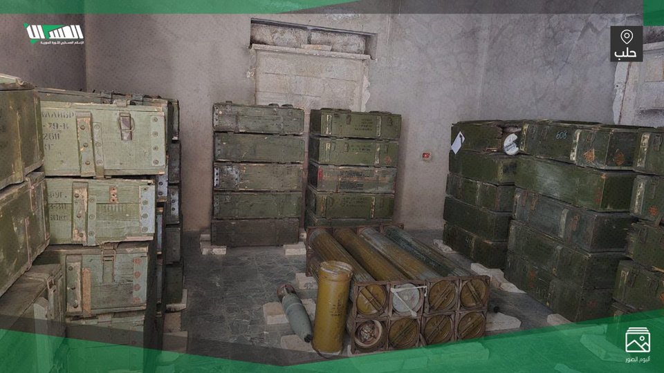 Захоплений бойовиками ХТШ склад боєприпасів