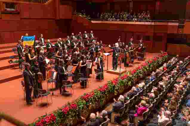 Вперше в історії «Щедрик» прозвучав у франкфуртській Alte Oper