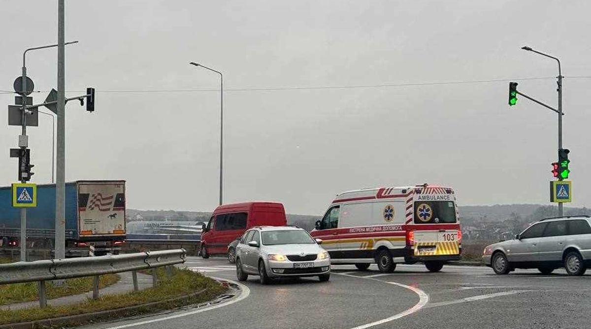 На трасі під Львовом мікроавтобус на смерть збив пішохода