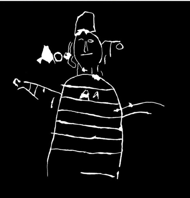 Людина у капелюсі диктує: «до», «то», «да»