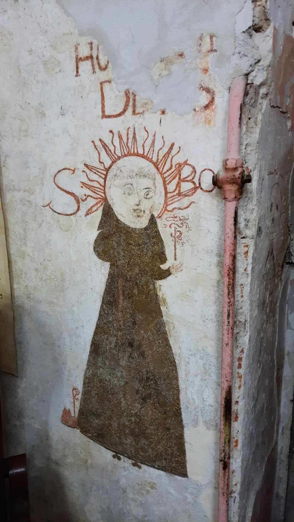 Зображення монаха у келії