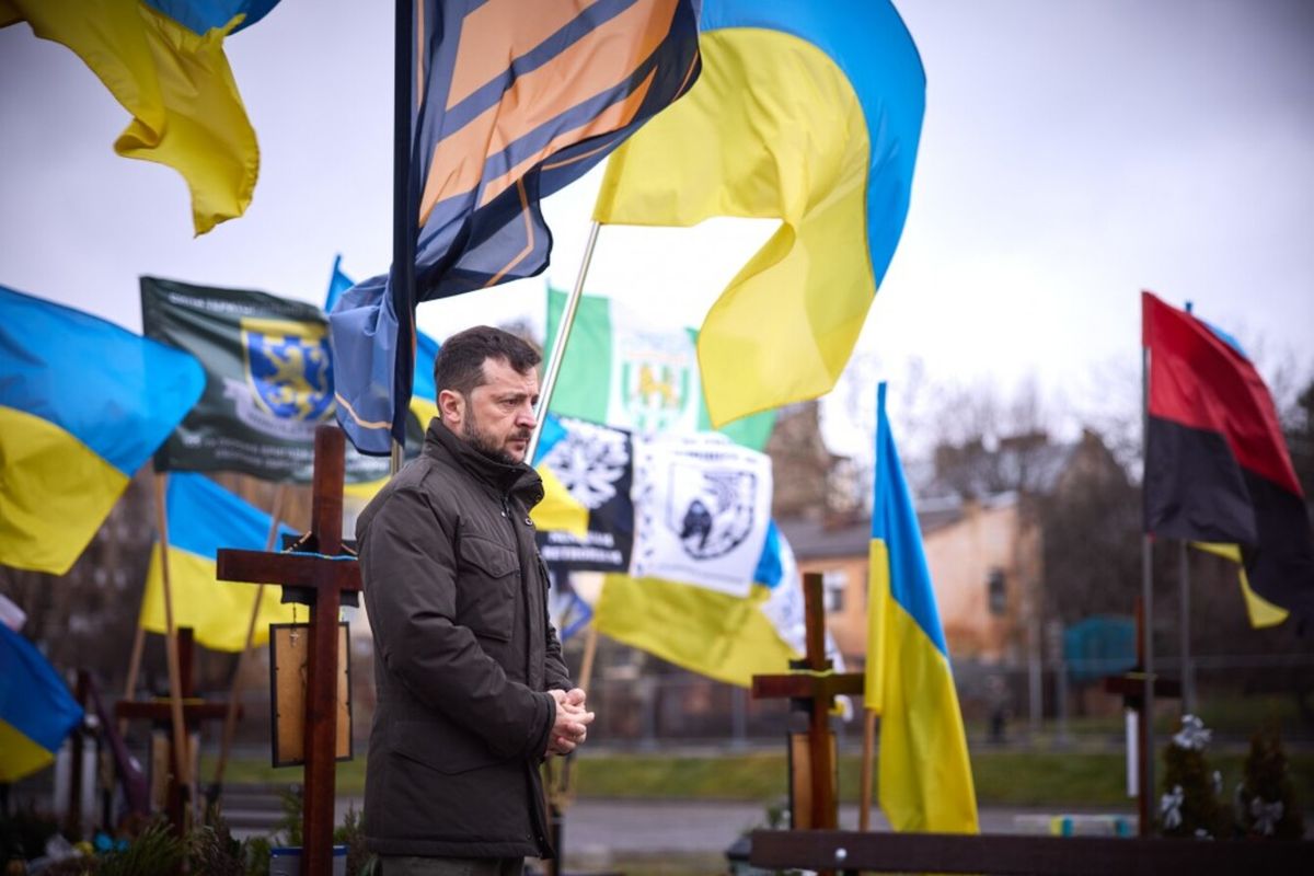 Президент Володимир Зеленський перебуває з візитом у Львові