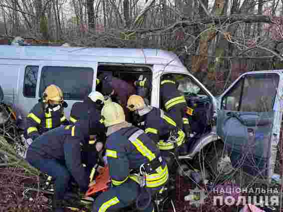 На Волині мікроавтобус з пʼятьма пасажирами злетів у кювет, є загиблий