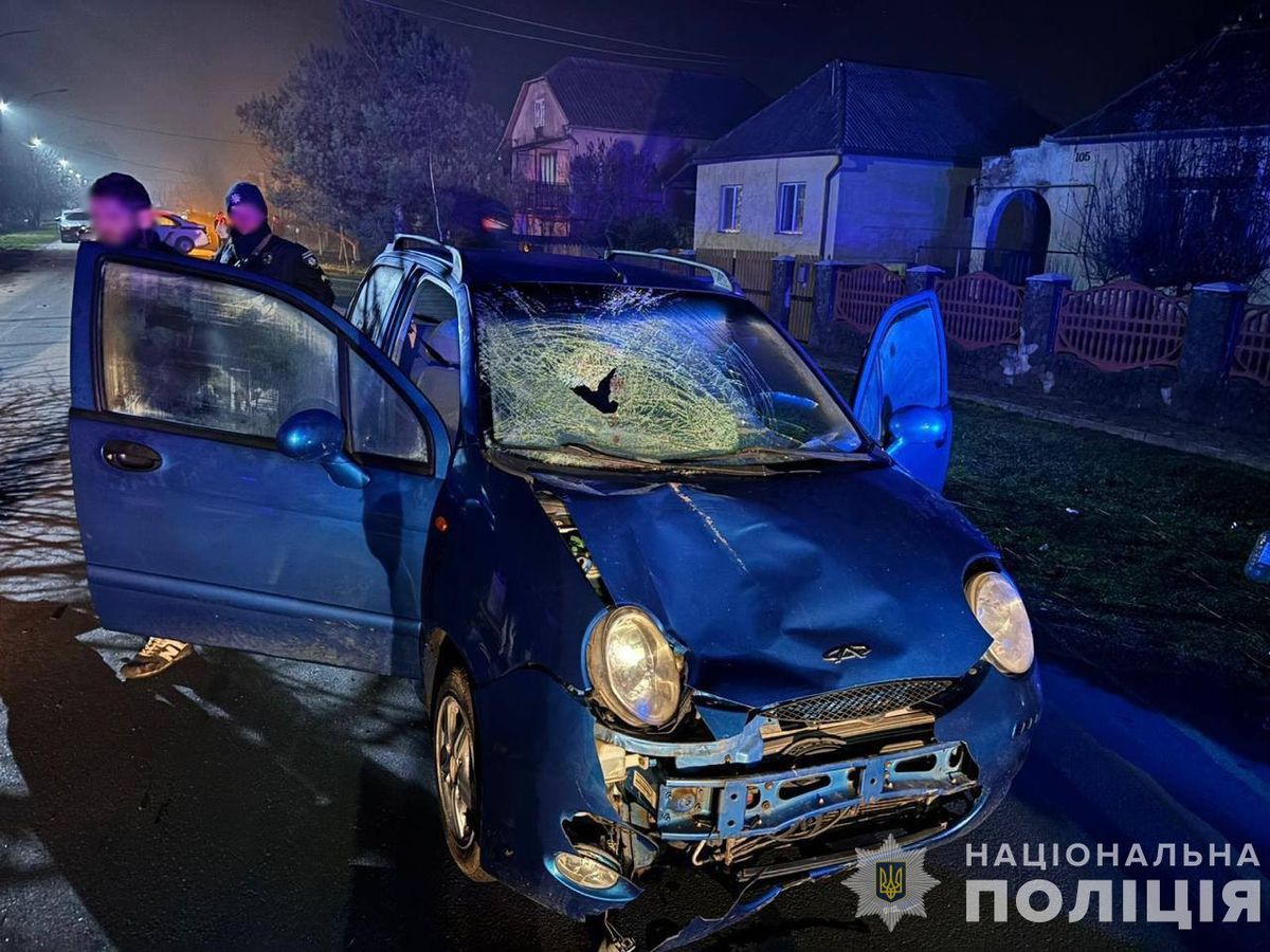 На Закарпатті п’яний водій Chery на смерть збив 41-річного пішохода