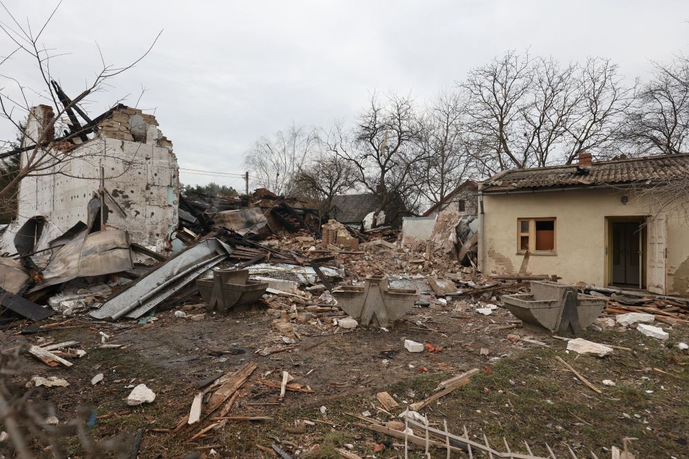 Музей Шухевича у Львові після російського влучання. Фото ЛМР