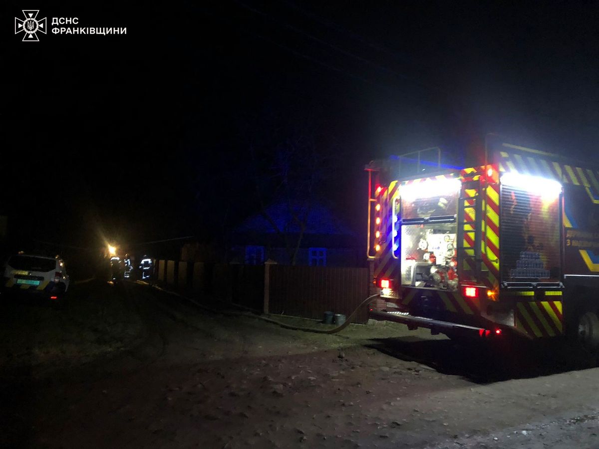 У пожежі на Прикарпатті загинули двоє людей