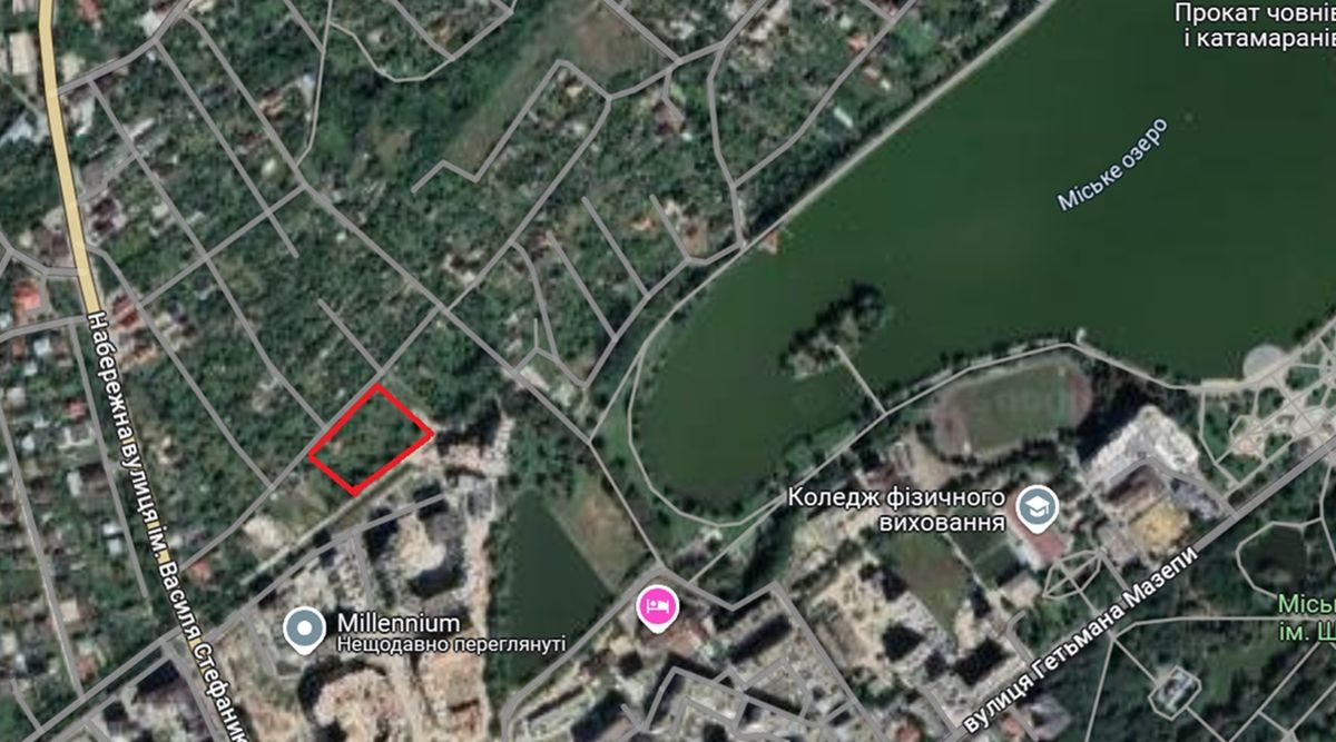 Біля Івано-Франківського озера планують збудувати шість багатоповерхівок