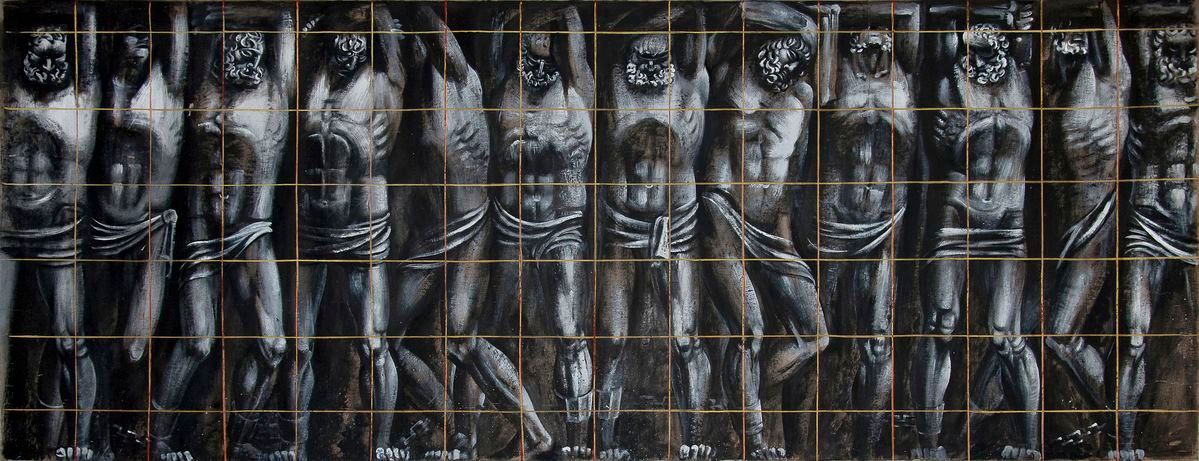 Євген Лисик. Ескіз завіси Спартак, 1965