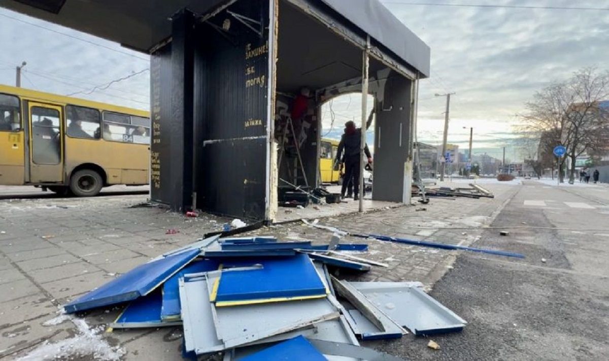 Для створення бульвару на Чорновола підприємець сам демонтував перший МАФ