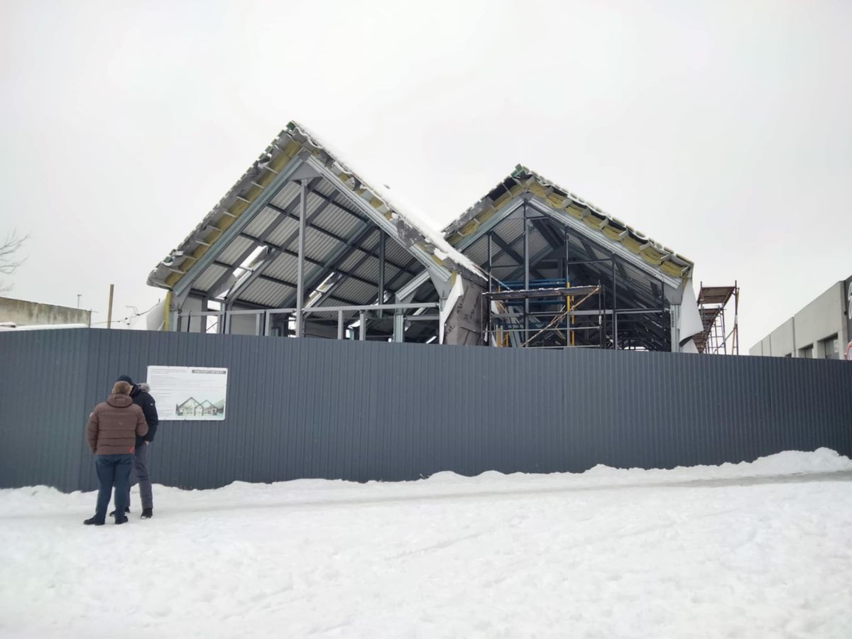 Міська рада показала, як будують перший комунальний ринок у Львові