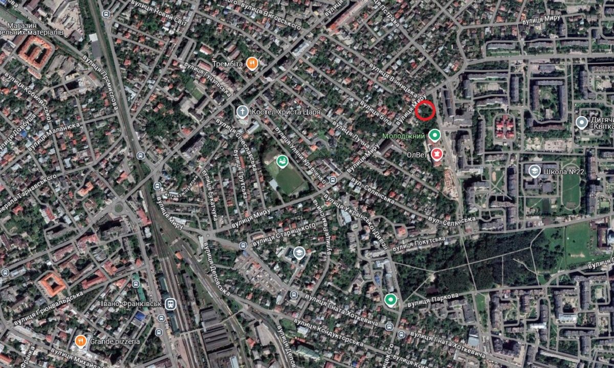 Біля парку Хоткевича у Франківську планують збудувати новий житловий комплекс