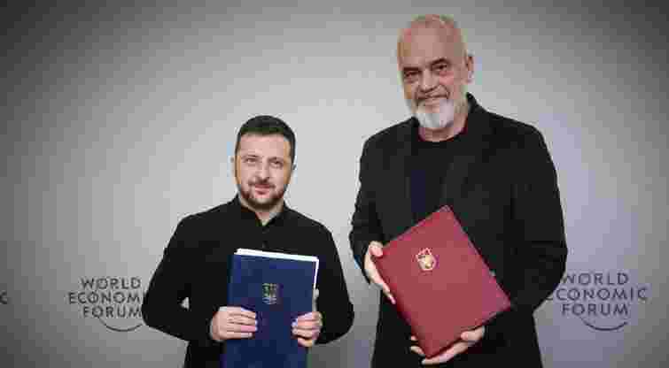 Володимир Зеленський та прем'єр-міністр Албанії підписали двосторонню безпекову угоду