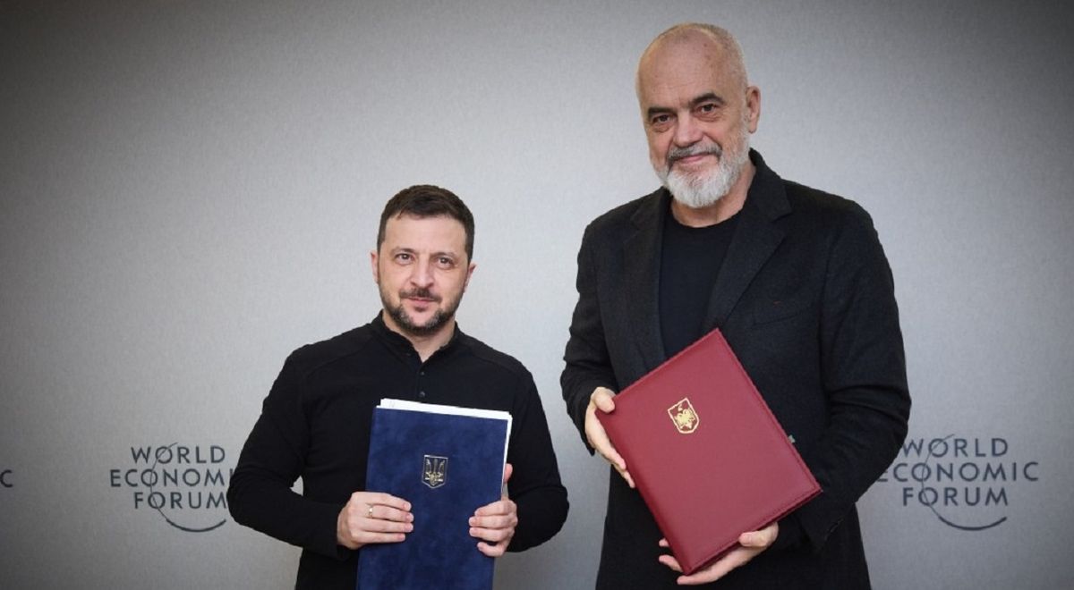 Володимир Зеленський та прем'єр-міністр Албанії підписали двосторонню безпекову угоду