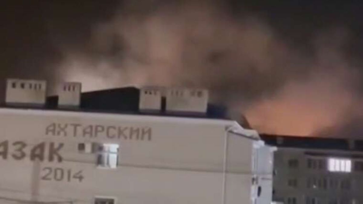 У Краснодарському краї спалахнула пожежа біля аеродрому, звідки росіяни запускають БпЛА