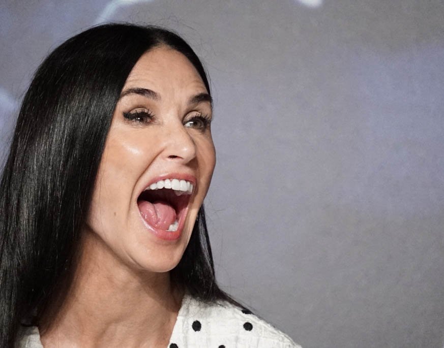 Демі Мур презентує «Субстанцію» на Каннському фестивалі (фото Катерини Сліпченко)