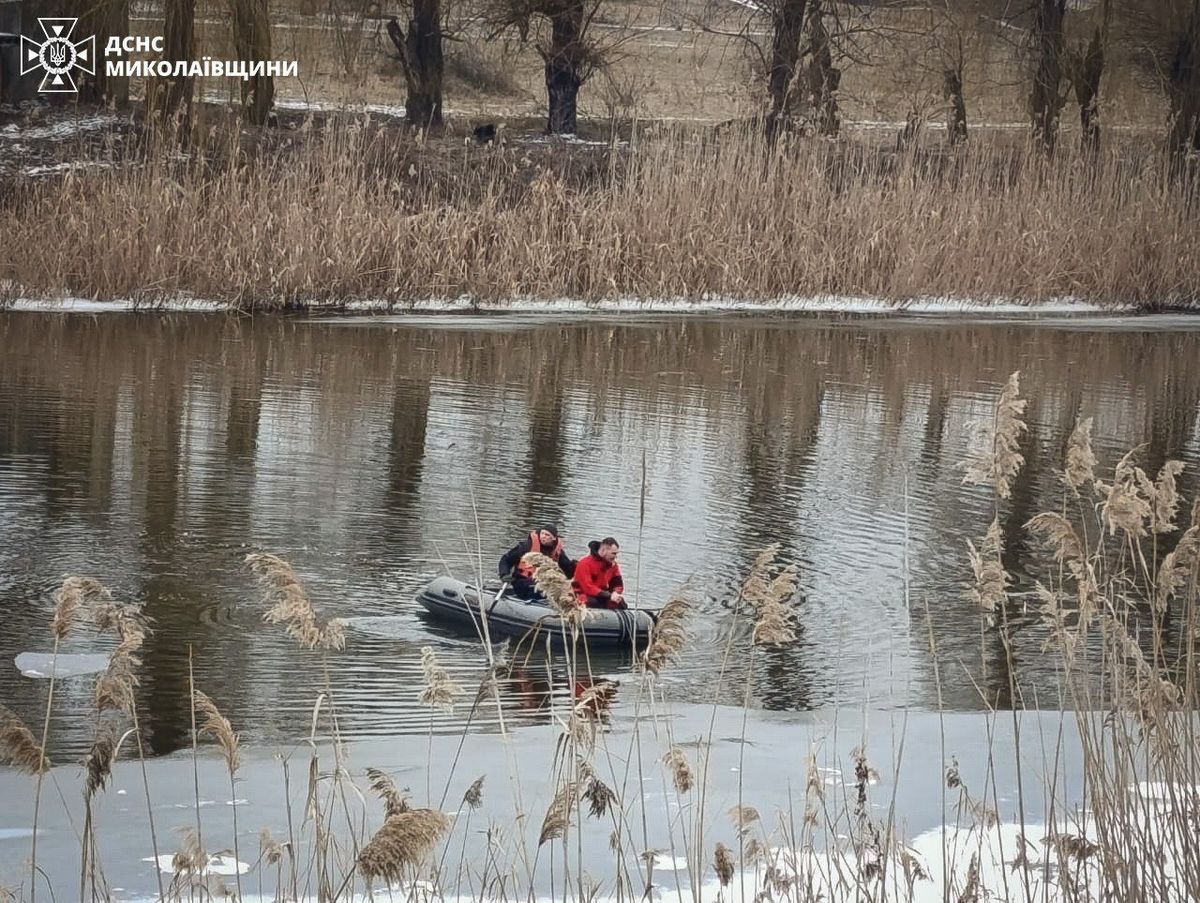 На Миколаївщині знайшли тіла двох хлопчиків, які провалились під лід