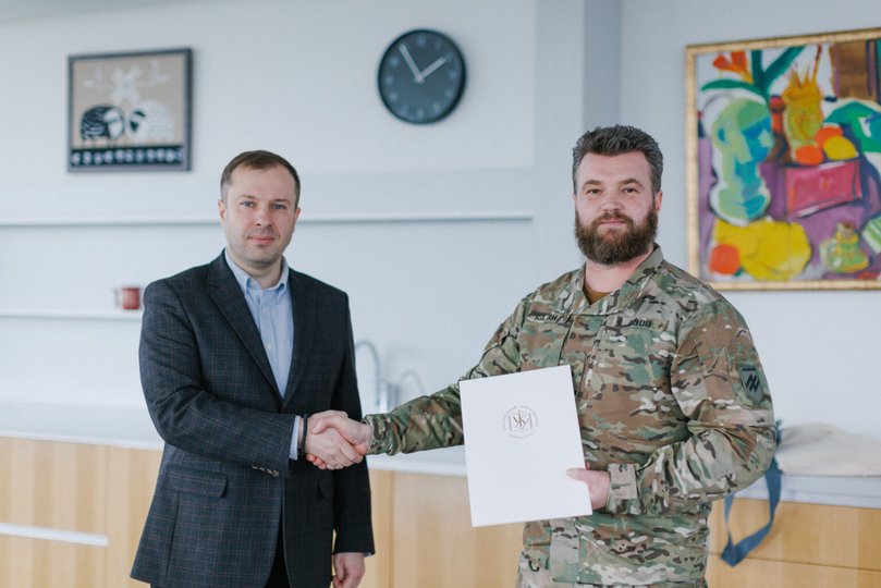 Любомир Тарновський та Святослав Паламар. Фото пресслужби УКУ