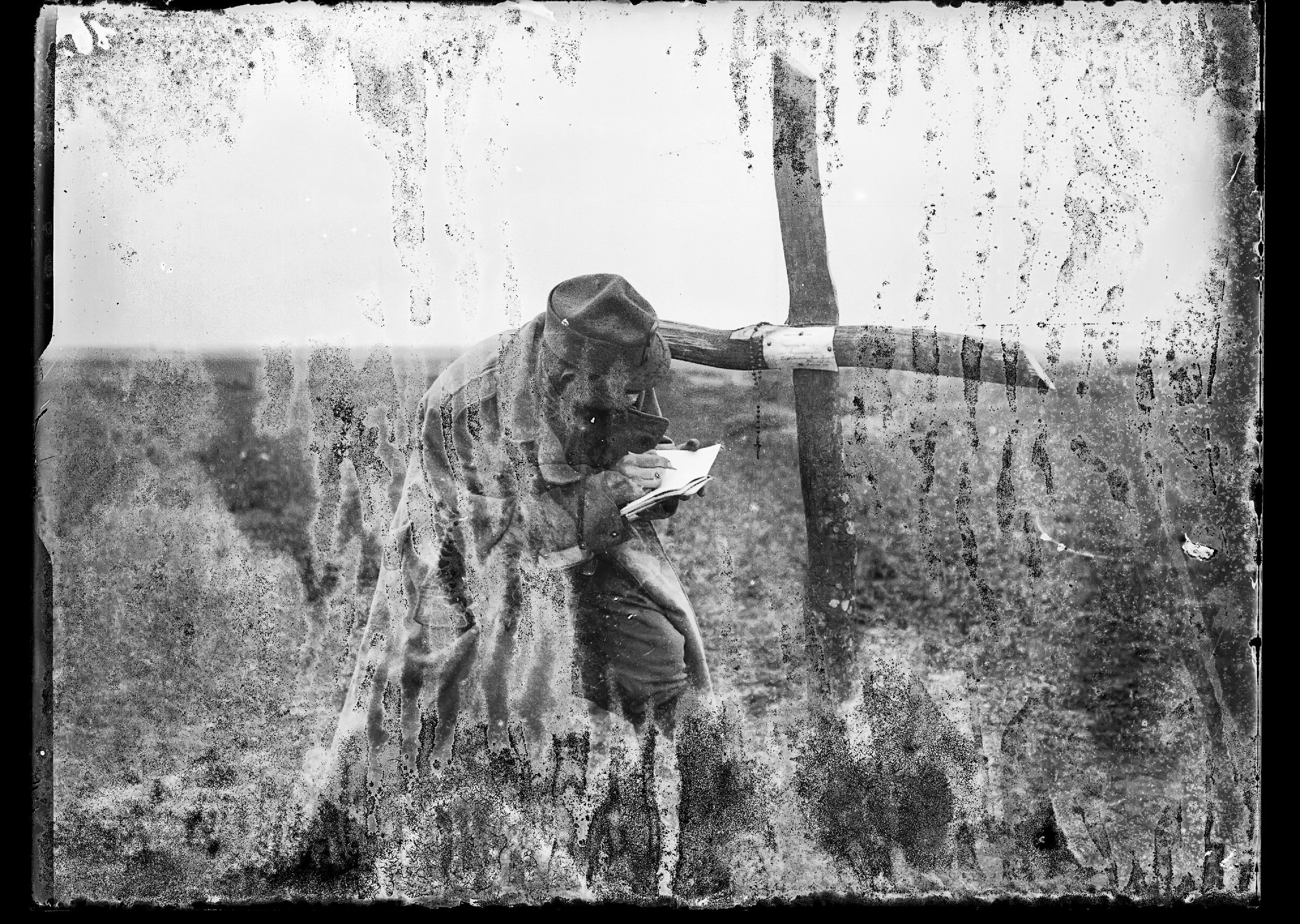 Пошук стрілецьких могил біля Соколова