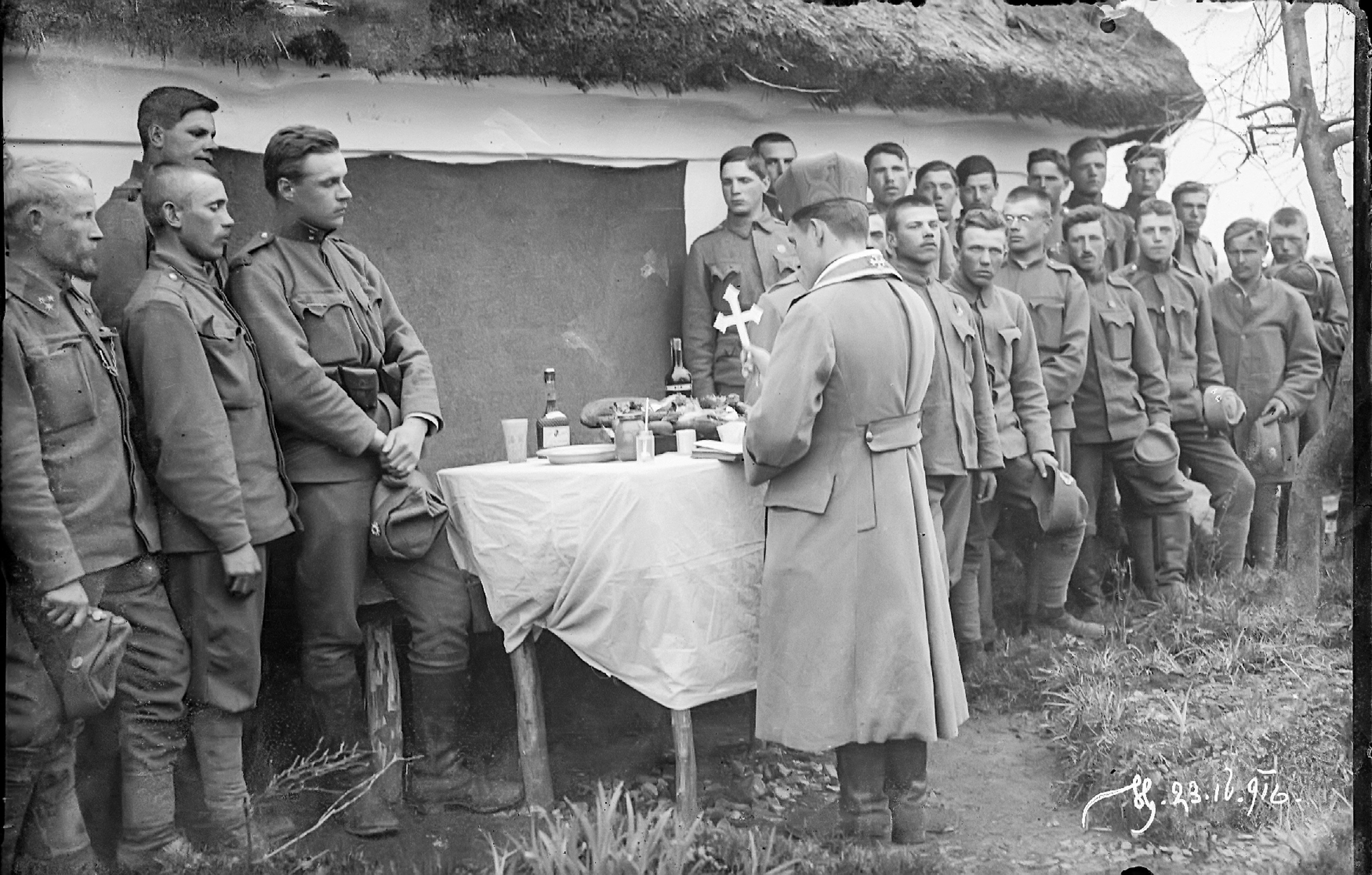 Посвячення великодніх продуктів на Волині у 1916 році