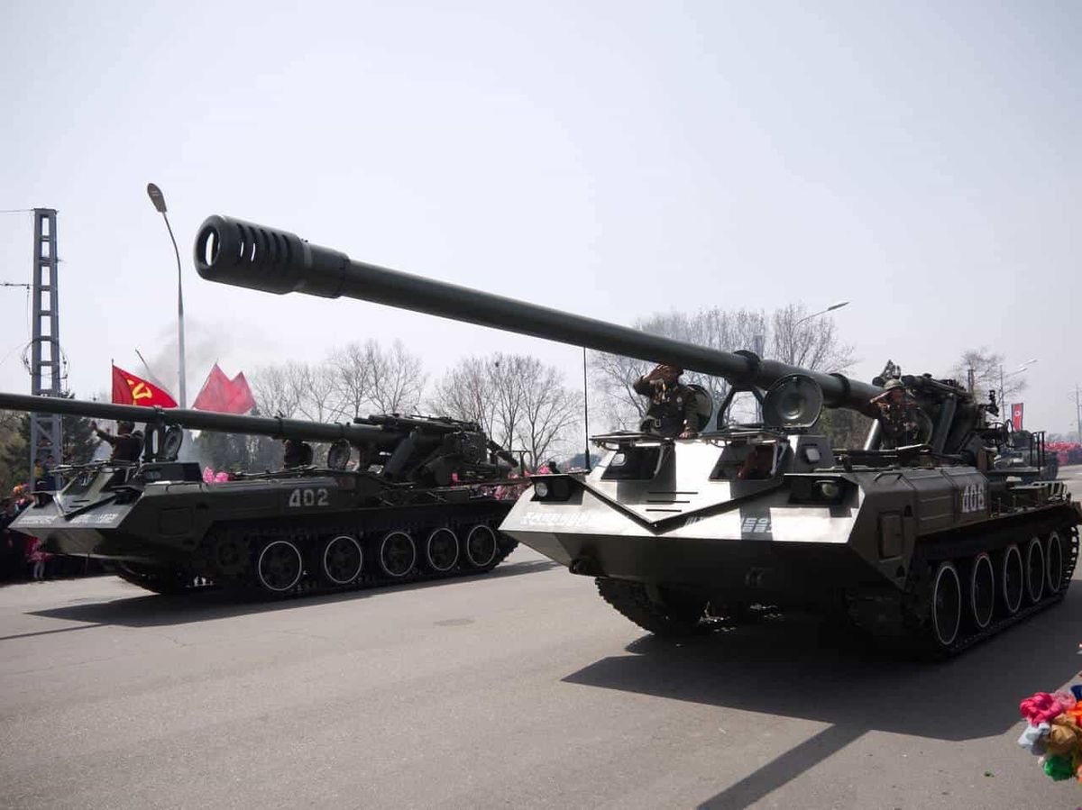 Сили оборони вразили три північнокорейські САУ Koksan на Курщині 