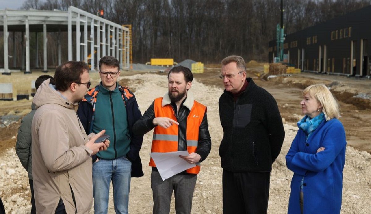 Андрій Садовий оглянув будівництво індустріального парку «Формація» на Сигнівці