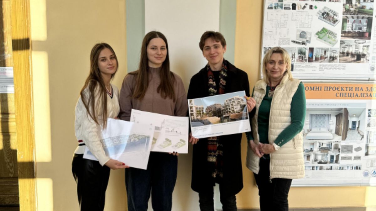 Студентки Львівської політехніки перемогли на архітектурному конкурсі з відбудови Херсона