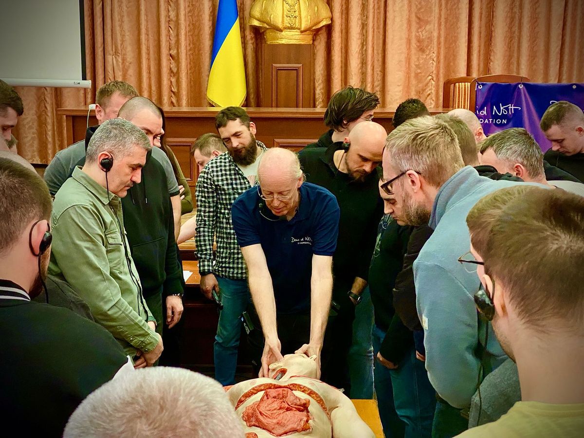Британський Фонд Девіда Нотта провів у Львові навчання для військових хірургів