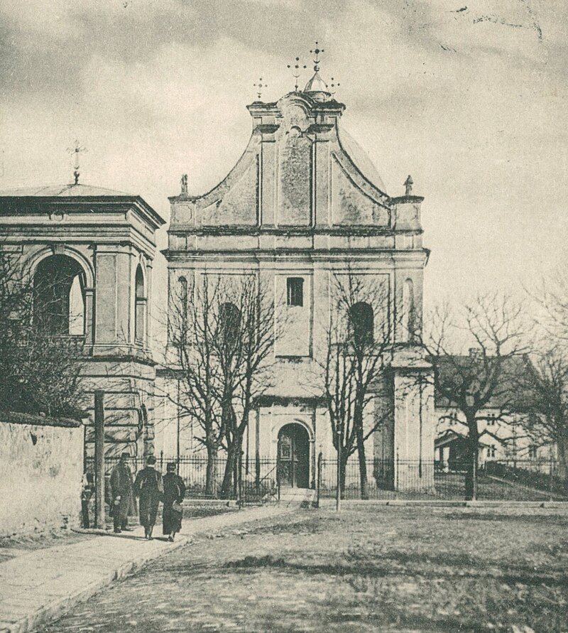 Греко-католицька церква Ярослава до реконструкції у 1903 році (фото з Вікіпедії)