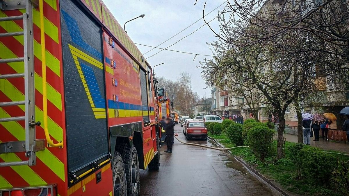 У Самборі в пожежі в багатоповерхівці загинув літній чоловік