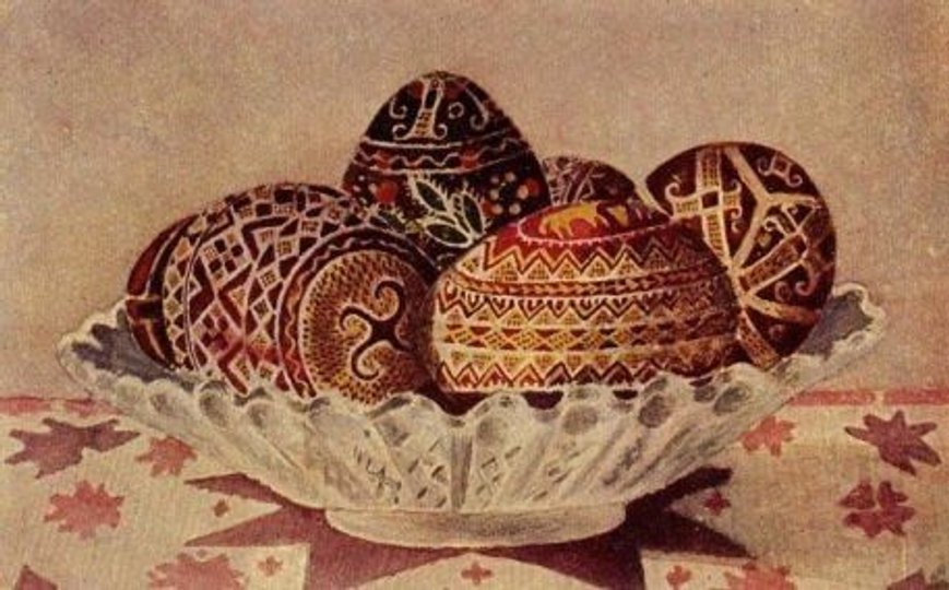 Великодня листівка. Автор Олена Кульчицька. Видавництво «Русалка»