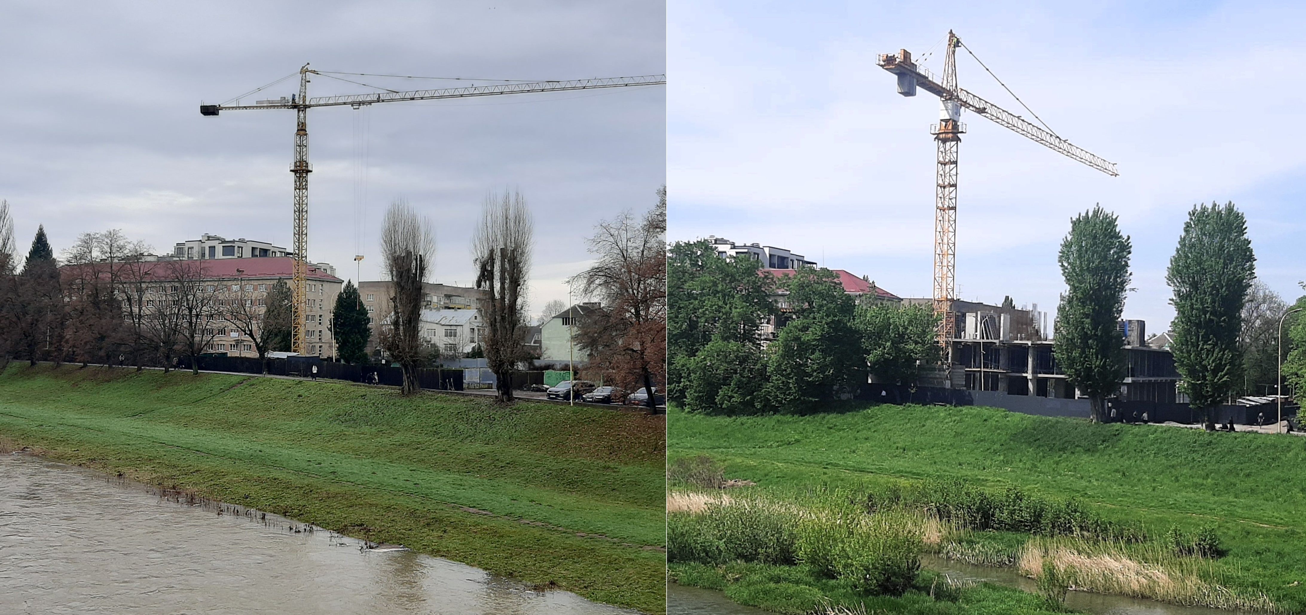 Забудовник звів вже 2 поверхи майбутньої висотки. Фото ZAXID.NET