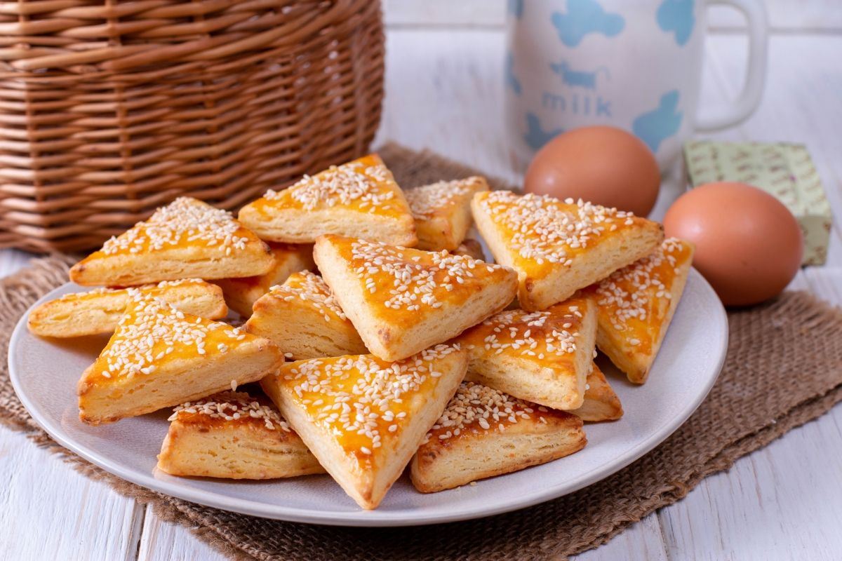 Солоне сирне печиво. Рецепт дня