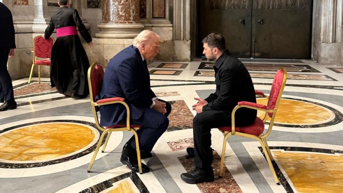 Журналісти з'ясували, про що говорили Зеленський та Трамп у Ватикані