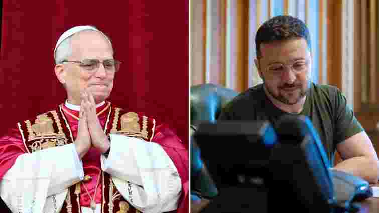 Володимир Зеленський провів першу розмову з Папою Римським Левом XIV