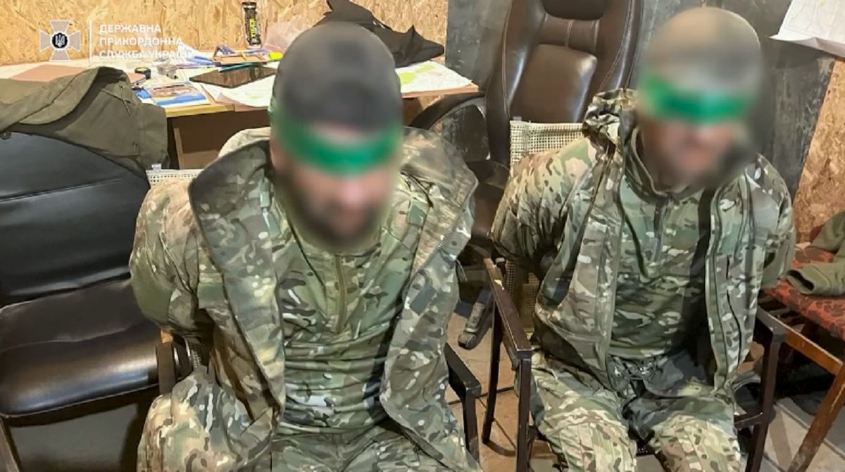 На Куп'янському напрямку взяли у полон росіян, які маскувались під українських військових