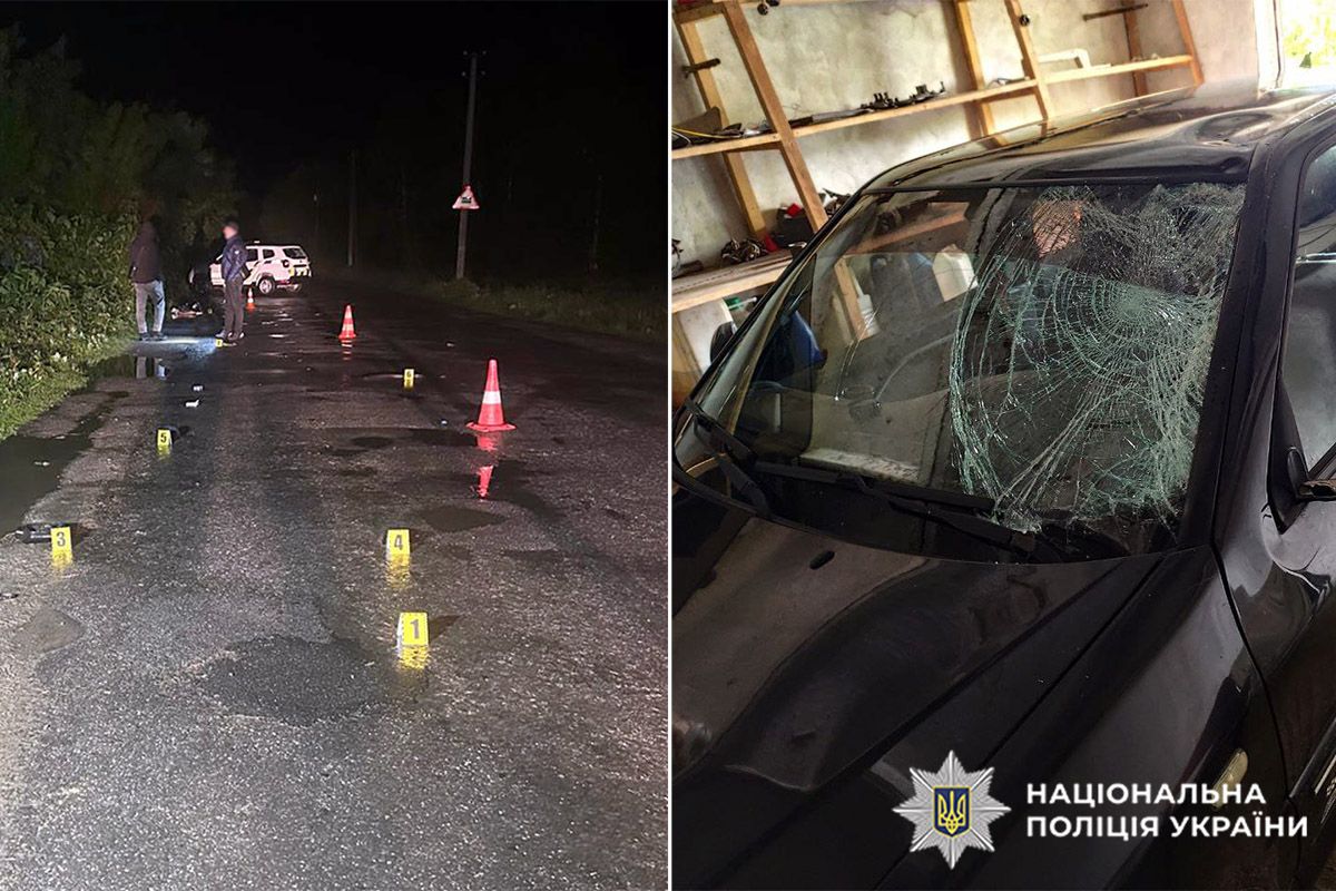 На Хмельниччині пʼяний 28-річний водій збив на смерть пішохода та втік