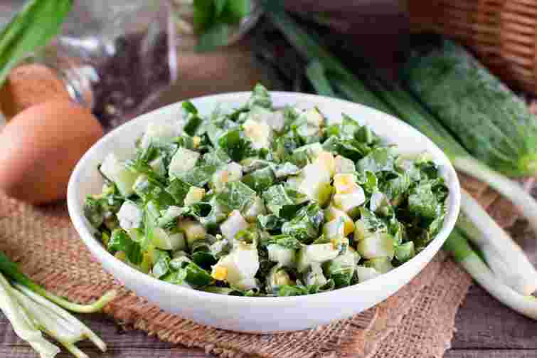 Ситний салат зі свіжих огірків. Рецепт дня