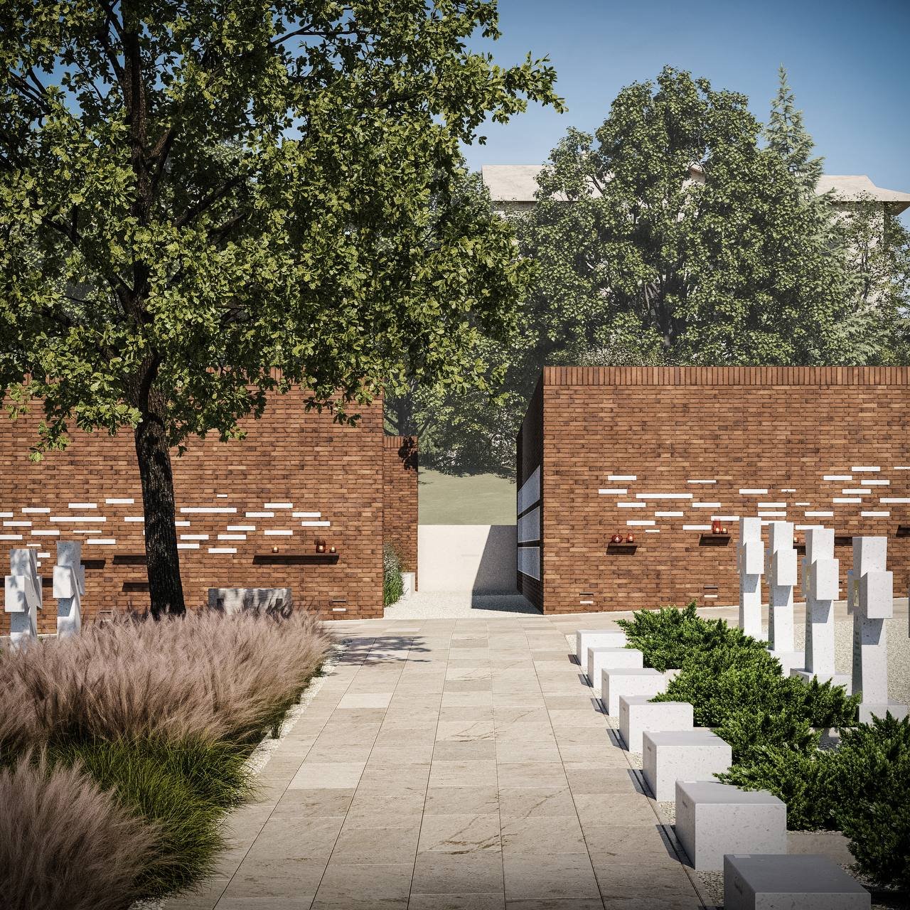 Проєкт Меморіального комплексу у Львові (візуалізація ЛМР)