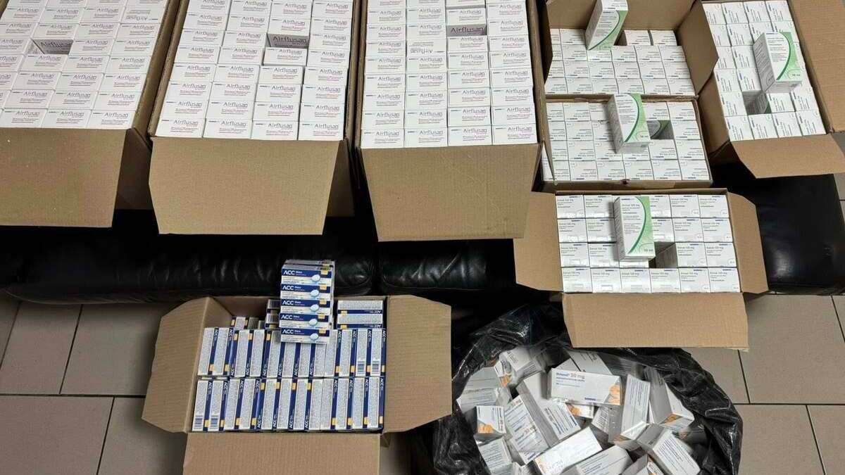 Львівські митники виявили контрабанду ліків на мільйон гривень на кордоні з Польщею