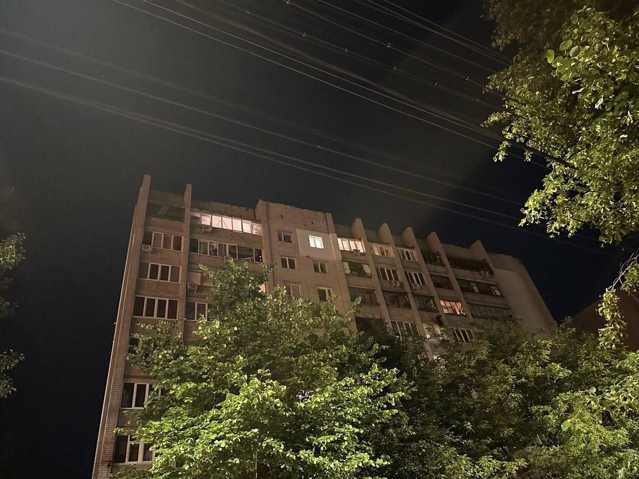 Пошкоджений будинок у Курську, фото Алєксандра Хінштейна