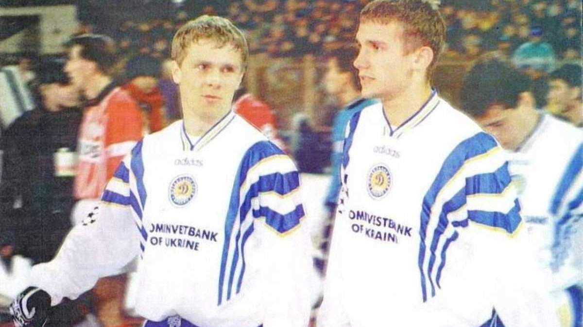 Сергій Ребров і Андрій Шевченко