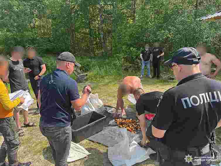 Поліція вилучила з підпільного цеху на Рівненщині бурштину на  2 млн грн