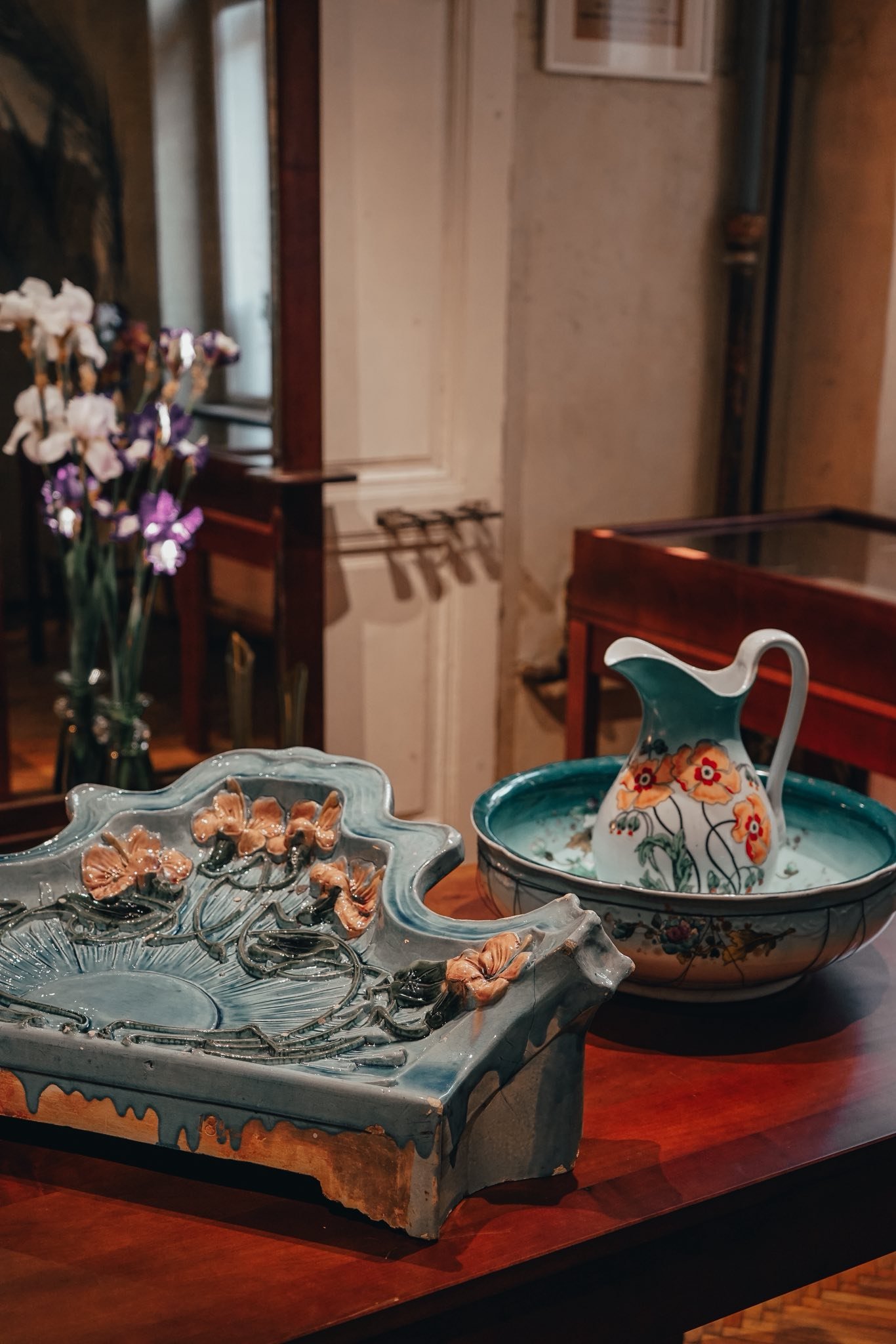 Посуд і корона пічки