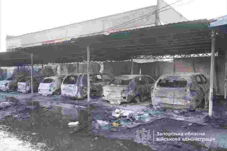 Росіяни вночі 13 ударними дронами атакували Запоріжжя