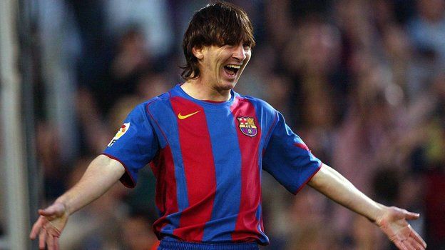 Перші кроки Лео в «Барселоні»