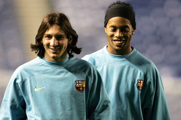 Мессі та Роналдінью